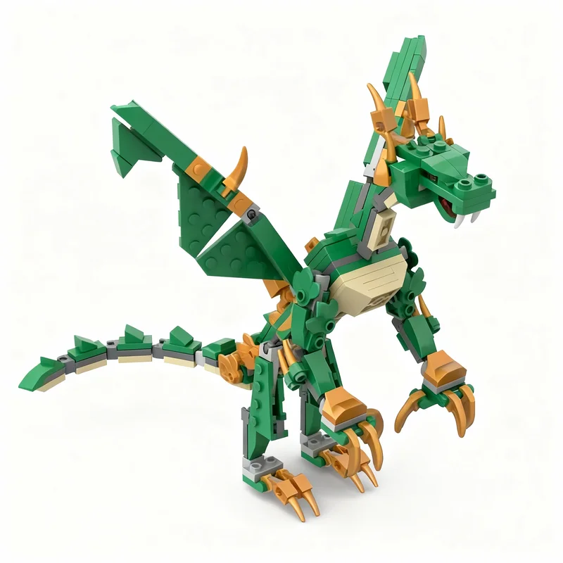 

NEW 252PCS MOC Creative Model Great Protector Drake Building Block DIY Idea Assembly Display Gift Collectible Decoration Home