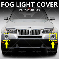 for 2007-2010 E83 X3 3.0i 3.0si  LCI Front Fog Light Cover Grill Trim Cap 51113423789 51113423790