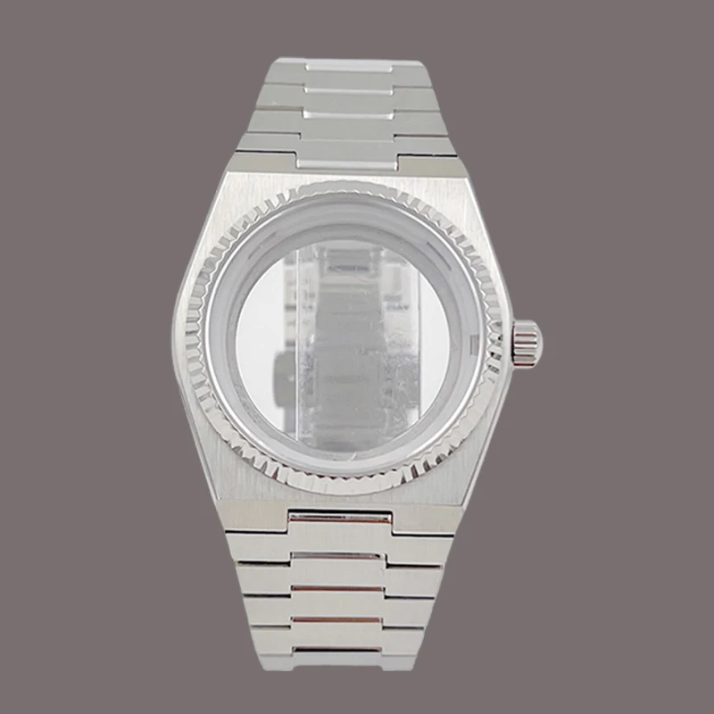 40mm Silber PRX Super Player Uhr Getriebe Fall Passt Für NH35 NH36 NH38 7S26 4R Bewegung Multi-farbe Zifferblatt Hände Reparatur Zubehör