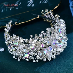 YouLaPan Wedding Bride Gorgeous Hair Hoops Ladies Elegant Fashion Hair Accessories Banquet Party Jewelry Handmade Headwear HP633