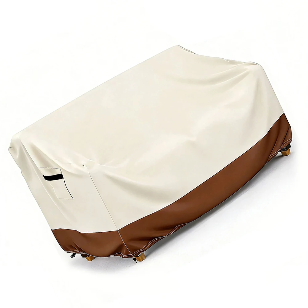 1pc 420D Waterproof Cover Outdoor Sofa Cover For 2-Seater Garden Furniture Household Dustproof Oxford Cloth Protection Cover
