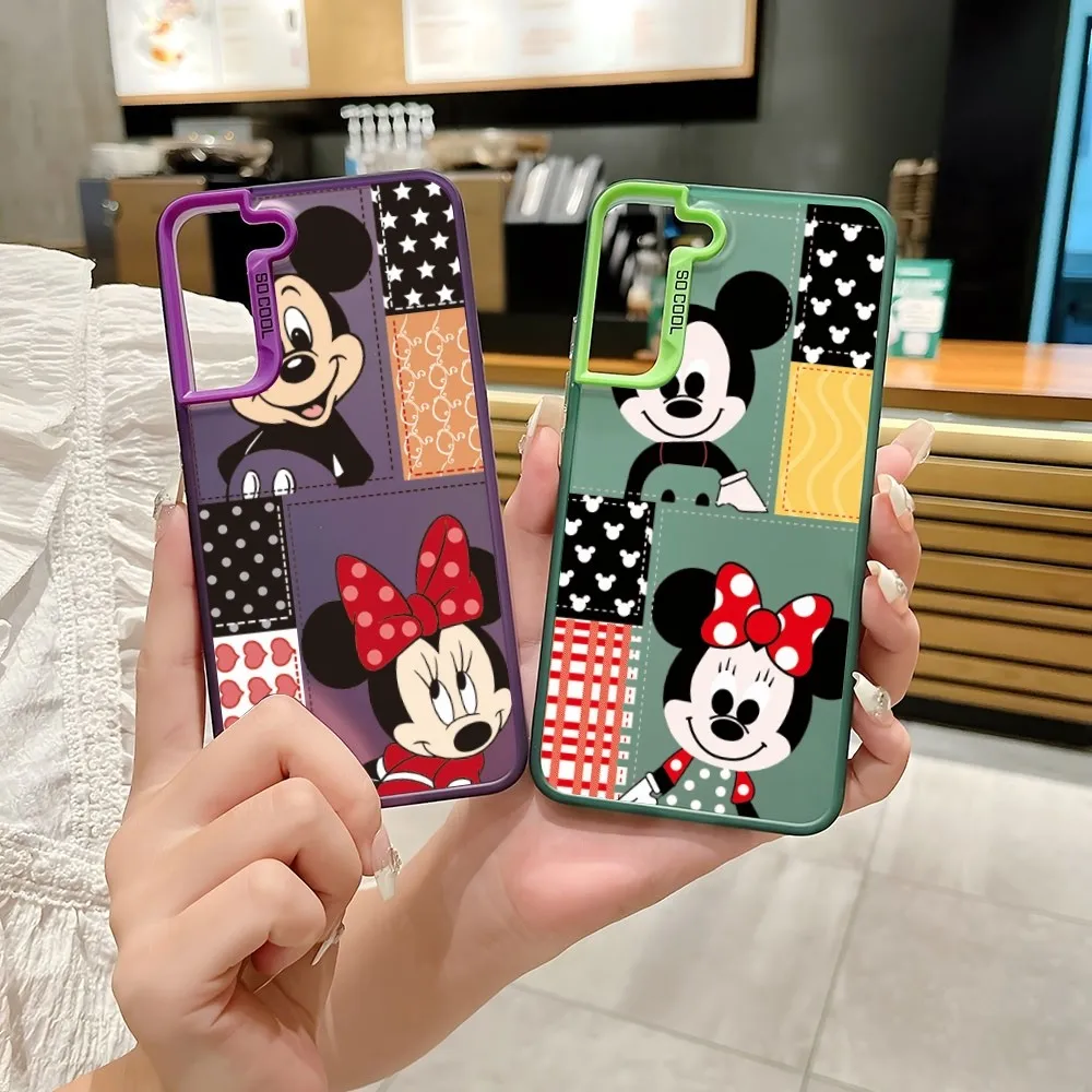 Disney Mickey And Minnie Mouse Phone Case Colored Phone Case For Oppo 35 54 37 38 55 57 58 74 76 78 94 98 Reno 10 Pro 8t 11