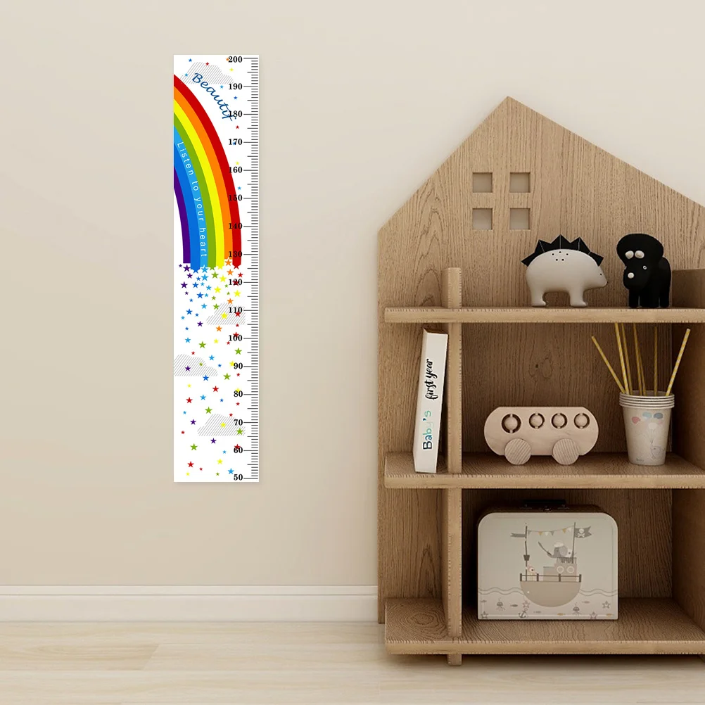 

Height Sticker Cute Kids Growth Chart Pvc Waterproof Wall Decal For Bedroom Bathroom Nursery Kids Room Sticker Art Decal Wall