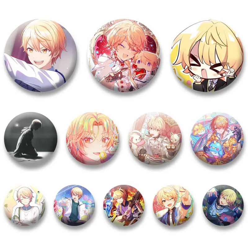 PJSK Tenma Tsukasa Game Badges Cute Cartoon Role Playing Brooch Backpack Clothes Hat Jewelry Pins Accessories Collectible Gifts