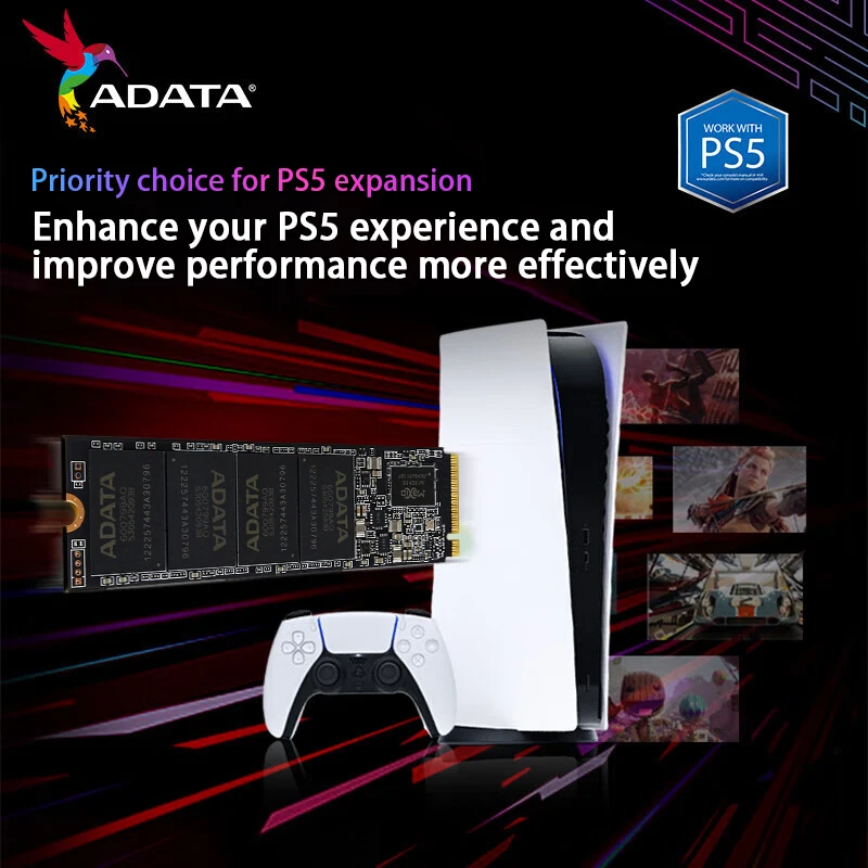 ADATA XPG GAMMIX S70Q PCle Gen4x4 M.2 2280 SSD 1TB 2TB Internal Solid State Drive High Speed Up to 7000Mb/s Solid State Drive