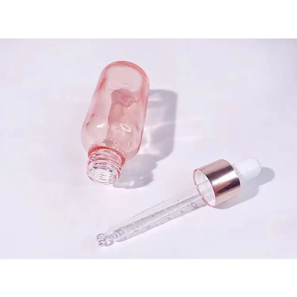 1Pcs Refillable Dropper Bottle 5ml 10ml 15ml 20ml 30ml 50ml 100ml Glass Perfume Dispenser Empty Clear Serum Oil Bottle