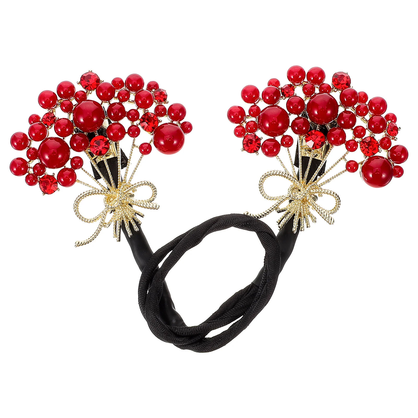 

Hair Tray Buns Clip Imitation Pearls Maker Women Girls Accessories Styling French Twist Large Clips Thin Fine Hair