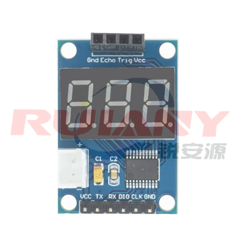 Sensor Ultrasonik SR04 HC-SR04 Modul Pengukuran Jarak Ultrasonik SR04 Papan Uji Detektor Gelombang Ultrasonik UNTUK Arduino