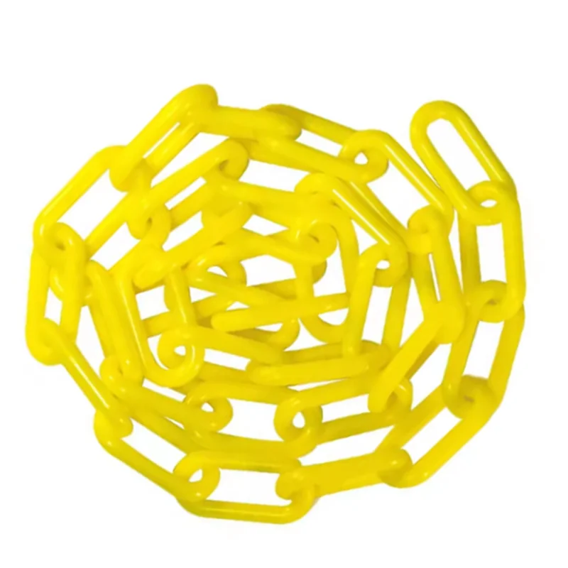A88X Road Warning Block Barrier Chain Traffic Crowd Parking Control Chain Plastic Chain