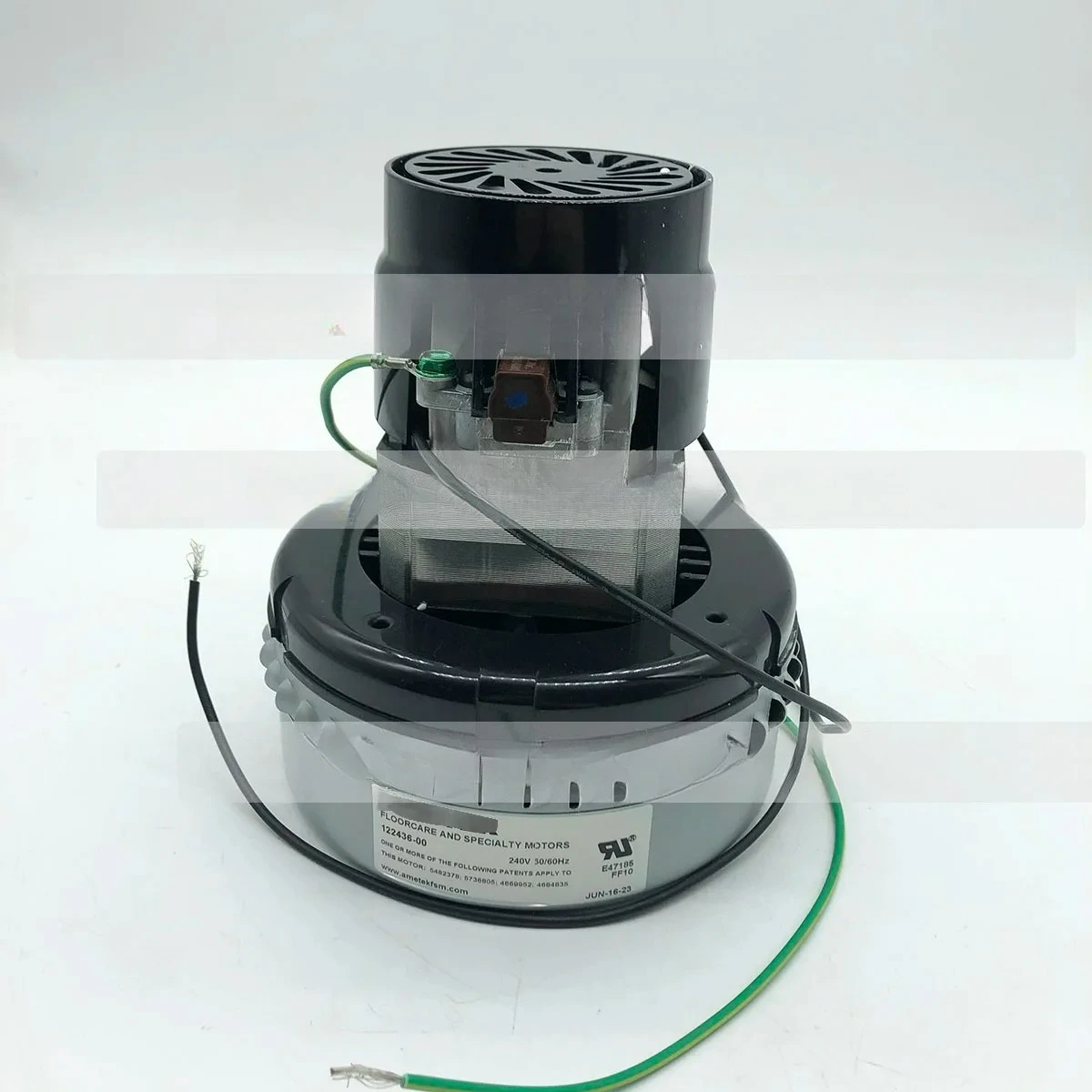 Vaccum Cleaner Suction Machine Accessories 240V 122436-00 Suction Pump Motor For AMETEK Replacement
