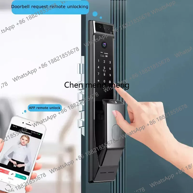 Home smart lock Automatic smart facial recognition Electronic home fingerprint lock
