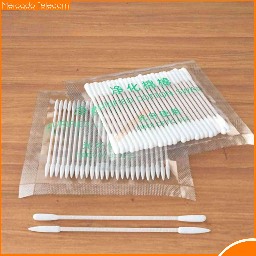 25PCS/bag SC FC LC MU ST fiber optic cleaning Sticks rod 2.MM 2.6MM Fiber Optic Connector Cleaner Cotton swab