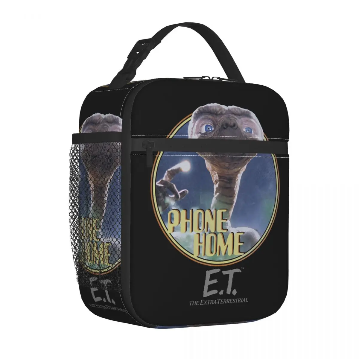 Et Phone Home Insulated Lunch Bags Cooler Meal Container Portable Tote Lunch Box for Men Women School Travel