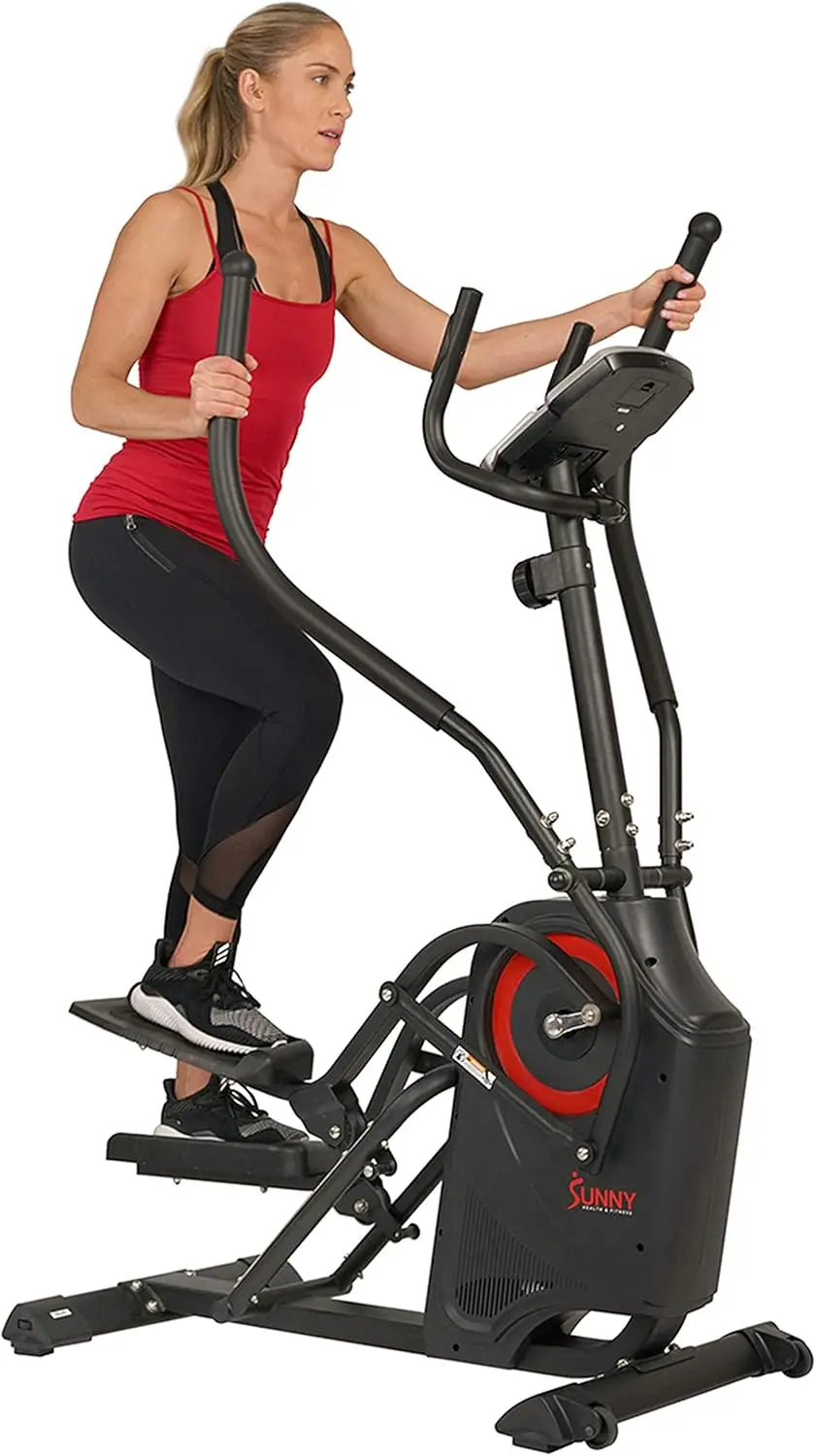 Health & Fitness Cardio Climber Stepping Elliptical Exercise Machine for Home with 8 Levels of Magnetic Resistance