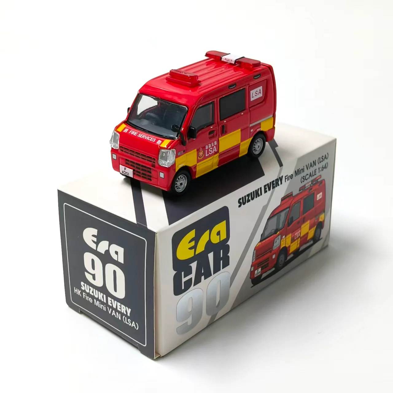 Diecast 1:64 Scale Suzuki Hong Kong Fire Brigade Support Vehicle Every Alloy Car Model