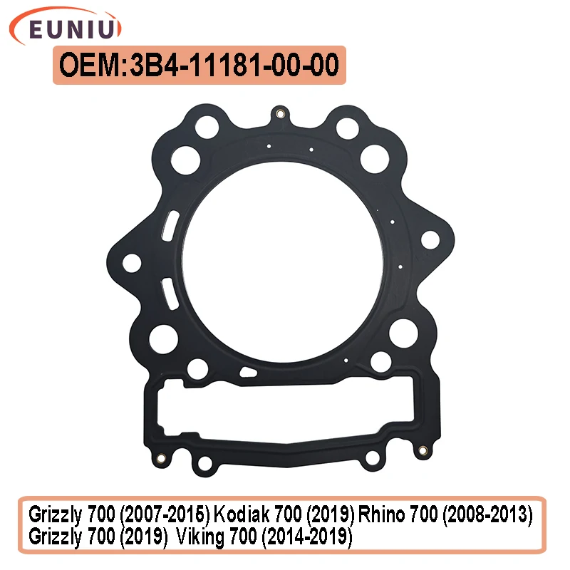 

Big Bore Cylinder Head Base Gasket for YMH Grizzly 700 (07-15) 102mm