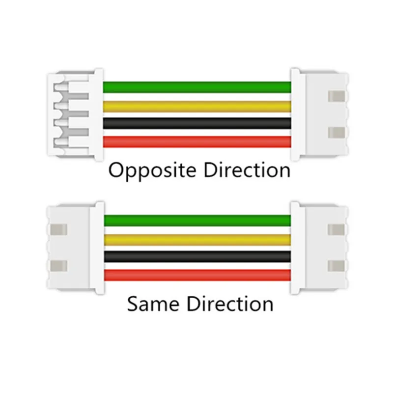 10Pcs SH1.0 JST1.25 ZH1.5 PH2.0 XH2.54 Double Head Wire Cable Connector   JST Pitch 1.0/1.25/1.5/2.0/2.54mm 2/3/4/10 Pin Female