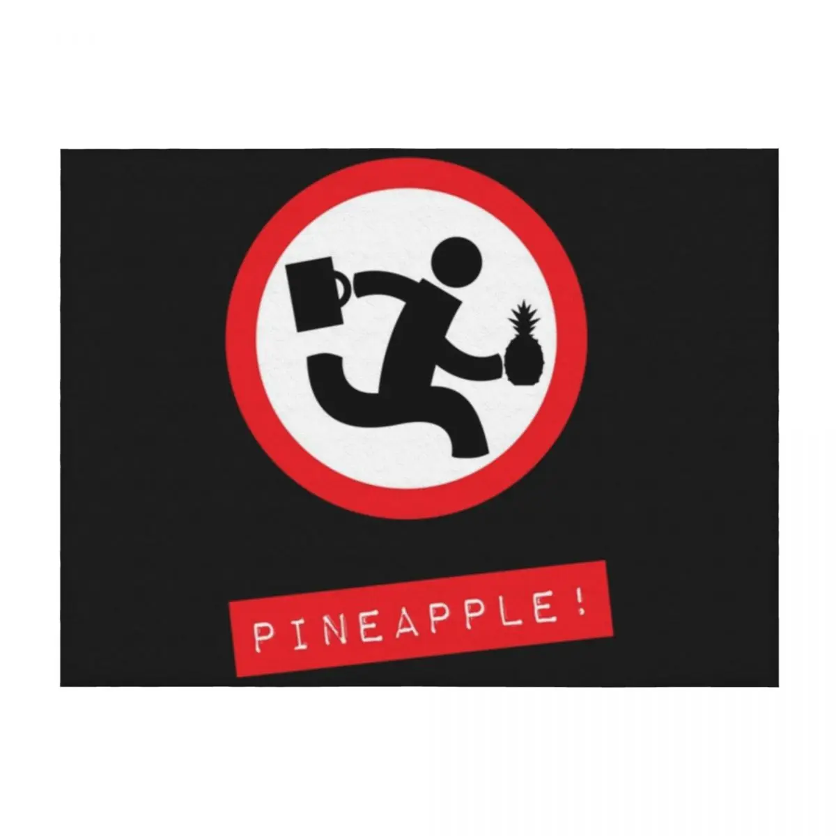 

Chuck TV show _quot_Pineapple!_quot_ Throw Blanket Plush Luxury Thicken Soft Beds Camping Blankets