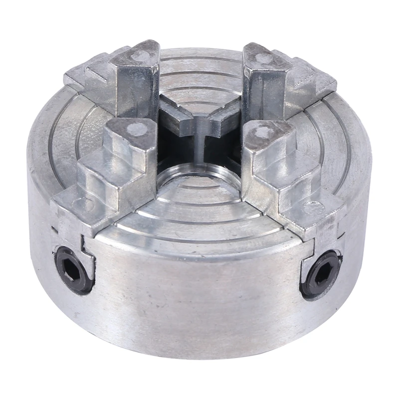 Four Jaw Chuck Z011A For Metal Mini Lathe M12x1mm Threaded Back 1.8-56Mm/12-65Mm Mini Collet Lathe Accessory