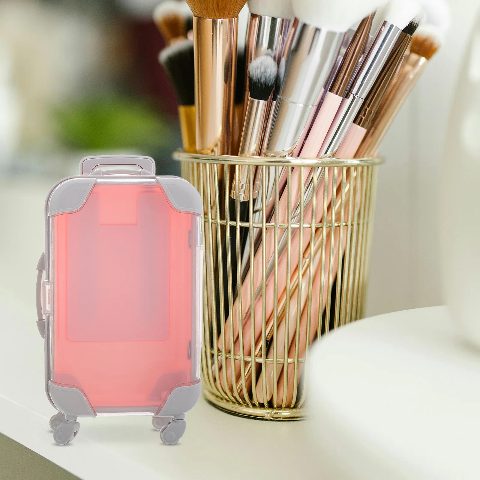 Boîte à cils vide, valise de rangement, faux organisateur, conteneur de cils, étui d'emballage de voyage, accessoires Mini plastique 2 pièces