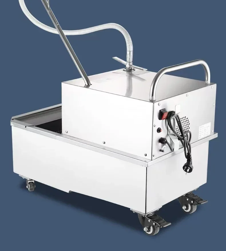 الفولاذ المقاوم للصدأ الطبخ التجاري المقلاة العميقة فلتر الزيت آلة تصفية الزيت