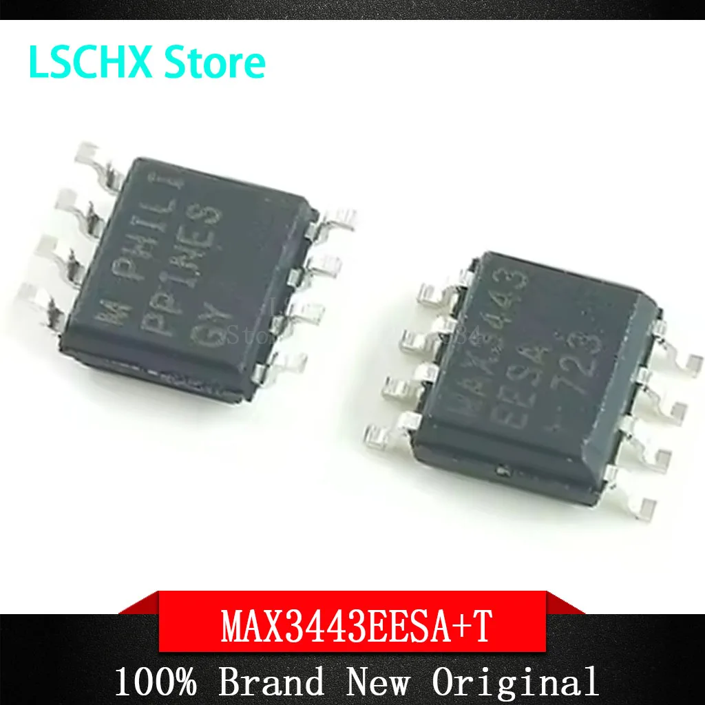 2-5pcs MAX3443EESA+T MAX3443EESA + SOIC-8 ±15kV ESD-Protected ±60V Fault-Protected,10Mbps, Fail-Safe RS-485/J1708 Transceivers