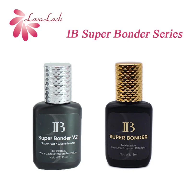 IB Super Bonder V2 Glue Enhancer Primer Fixing Agent for Eyelash Extensions Clear Liquid Primer Cure Adhesive Lashes Tools