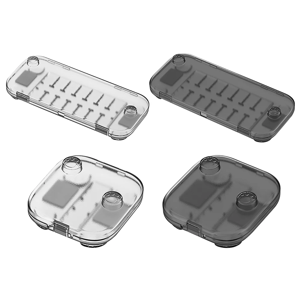 Carcasa de almacenamiento transparente para Nintendo Switch 2, carcasa protectora transparente antiarañazos para consola de juegos/controlador de juegos Switch 2