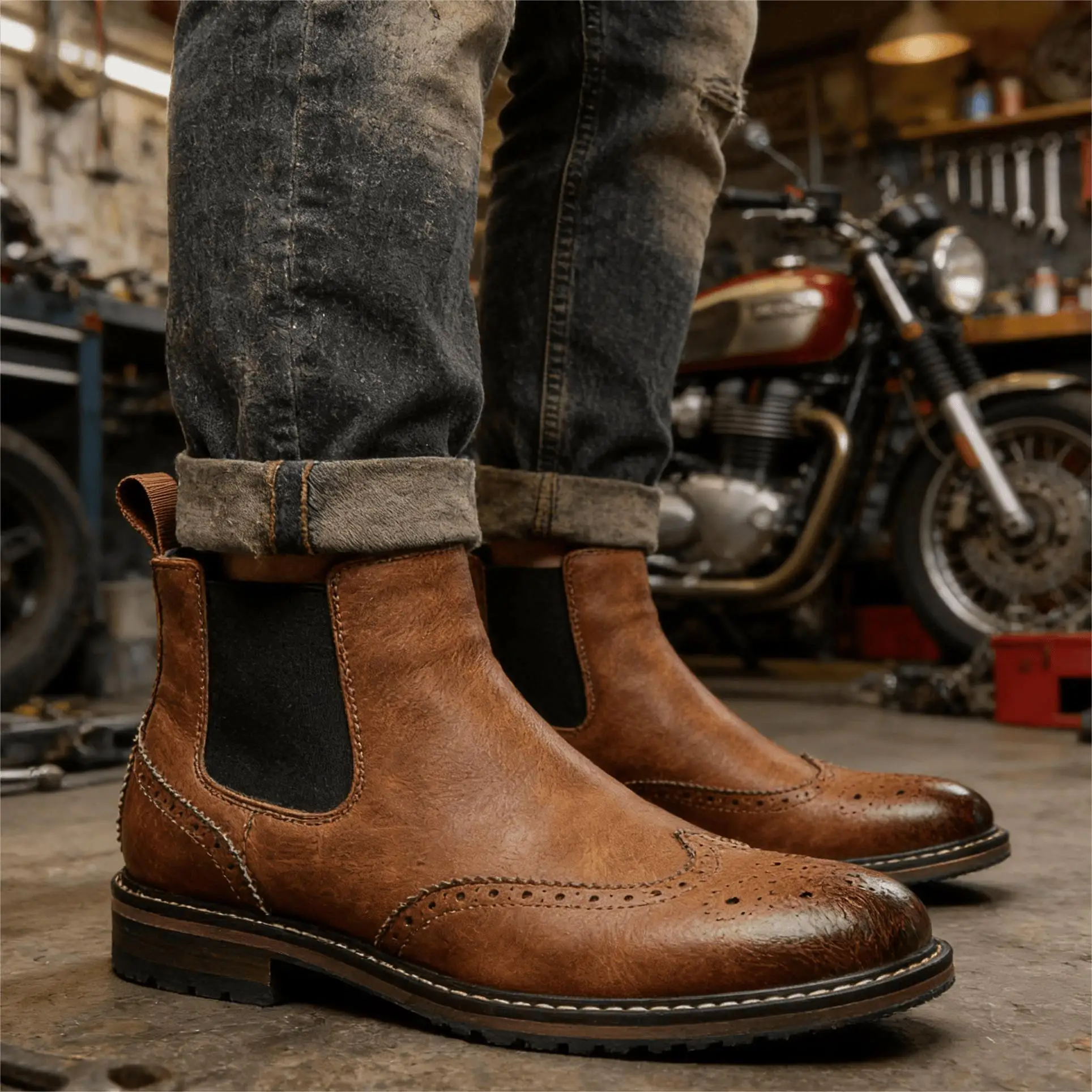 

Boots Men Comfortable Brand Fashion 2026 Boots Leather