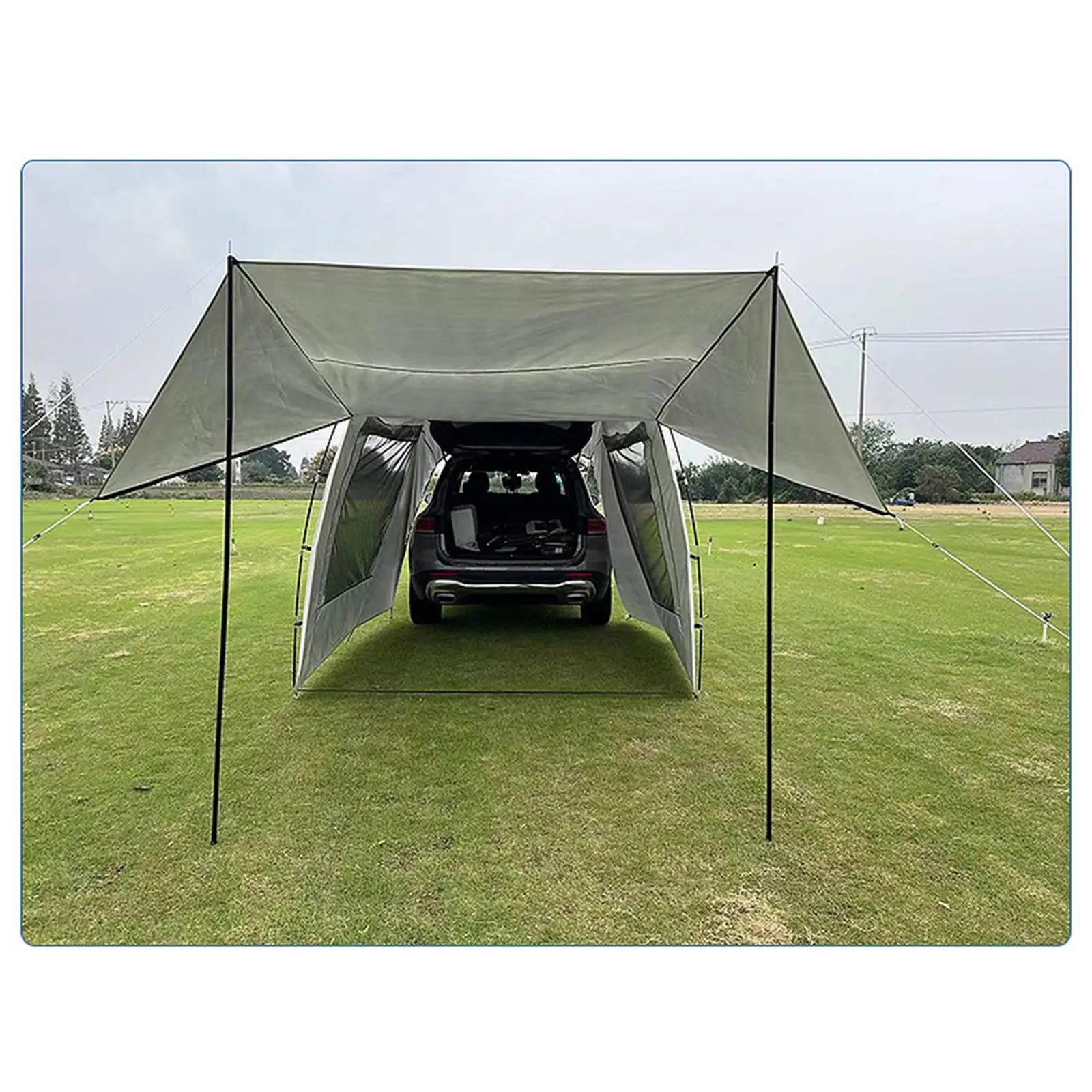 

Waterproof Car Trunk Tent Tailgate Awning Portable Sun Shelter Camper Canopy for SUV Outdoor Touring Picnic