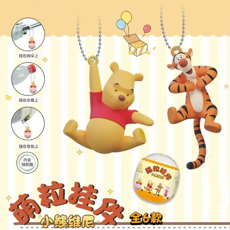 

Genuine Winnie The Pooh Cute Pendant Doll Blind Box Around The Mini Rice Hand-Made Scene Ornaments Gift Toys Toy For Children