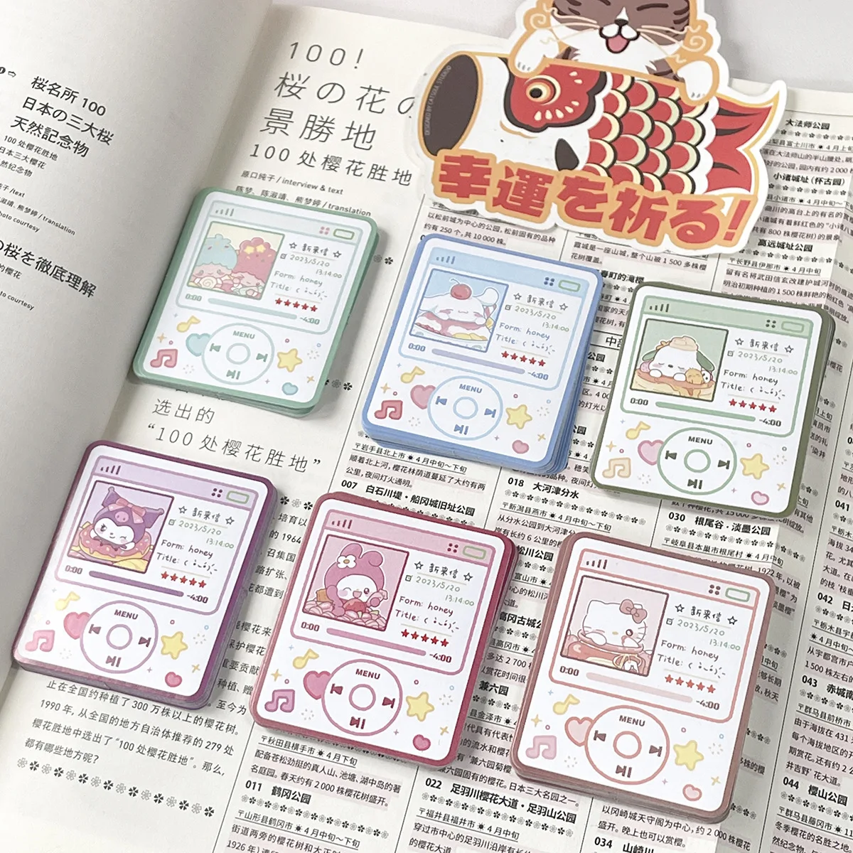 Sanrio Creative Sealing Sticker Kawaii Cinnamoroll Kuromi Cute Cartoon Gift Decoration Pocket Material Sticker Toy Wholesale