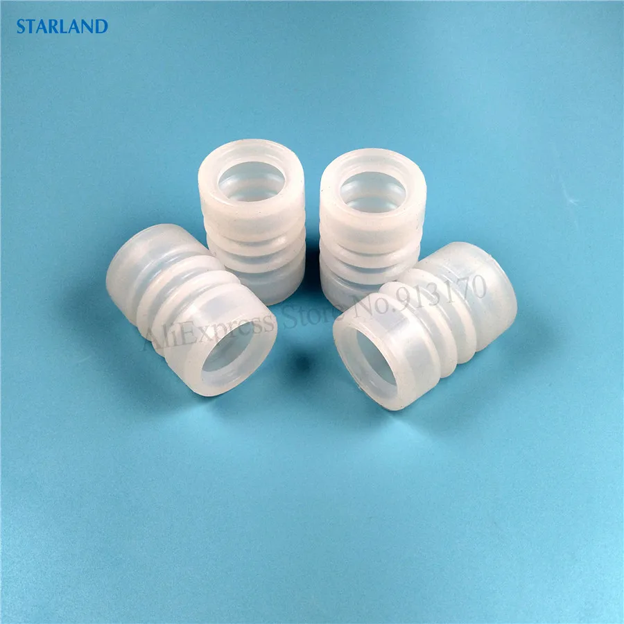 4 In 1 Corrugated Seal Sleeve Rings Elastic Silicone Sealing Tubes Of Stirrer Rod Spare Parts Accessories Ice Cream Machines