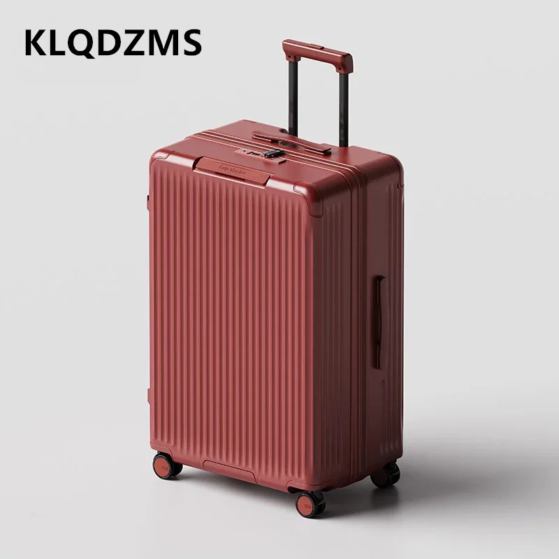 KLQDZMS-Valise d'Embarquement Extensible de 20, 24 et 28 Pouces, Valise à Roulettes de Grande Capacité avec Chargement USB, de Haute Qualité