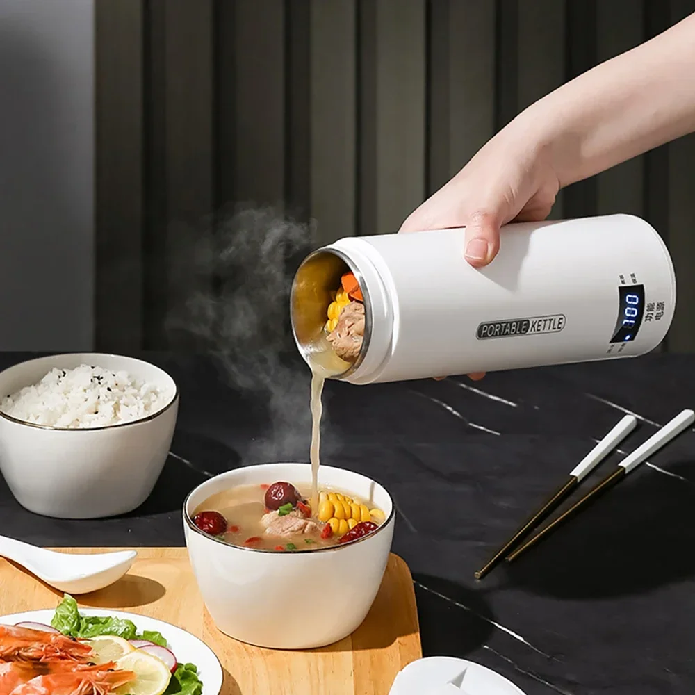 Portable Electric Kettles Tea Coffee Kettle Tea Coffee Kettle Travel Boil Water Stewable Keep Warm Smart Temperature Control