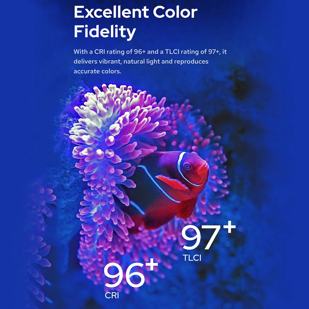 Godox wl8p led luz de vídeo fotografia preenchimento ip68 impermeável 2700k-8500k pode ser escurecido cri96 + para gravação de vídeo subaquático