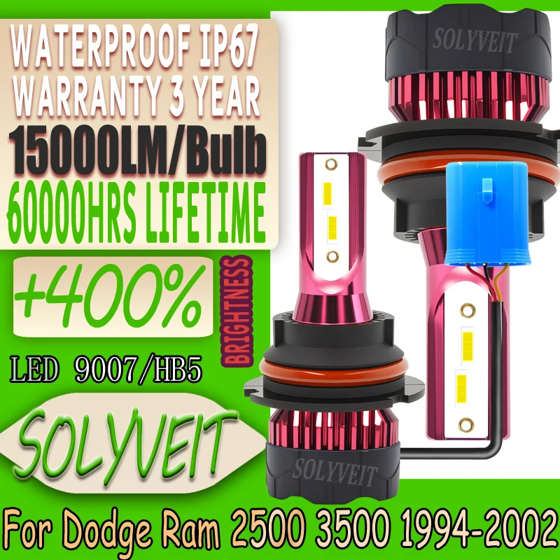 

Long Service Life Clearer and More Durable Headlight LED For Dodge Ram 2500 3500 1994 1995 1996 1997 1998 1999 2000 2001 2002