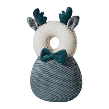 Protector de cabeza para niños pequeños, cojín de protección ajustable, almohadilla de seguridad para la cabeza, mochila para gatear