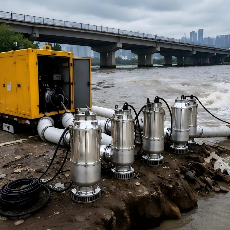 Emergency Rescue Flood Control Pump Truck Diesel Self Priming Centrifugal Pump For Heavy Muddy Flood Water Drainage