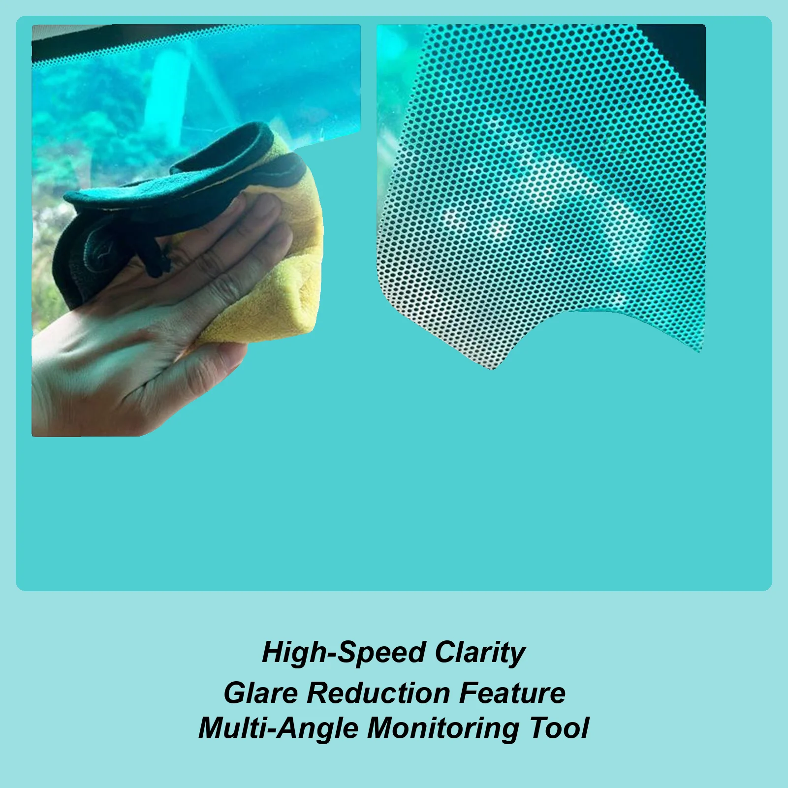 Car Rear View Mirror Anti-Glare Automotive Interior Replacement Accessories Wide Angle Rear View Mirror For Suvs Trucks Vehicle