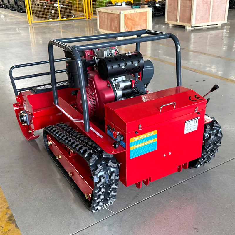 四輪駆動でカスタマイズ可能なロボット芝刈り機（リモコン付き、高馬力で芝生の手入れに最適）