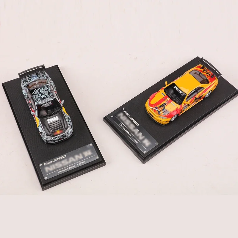 Fast Speed FS 1:64 Skyline  GTR R34  Diecast Alloy Model Car Collector