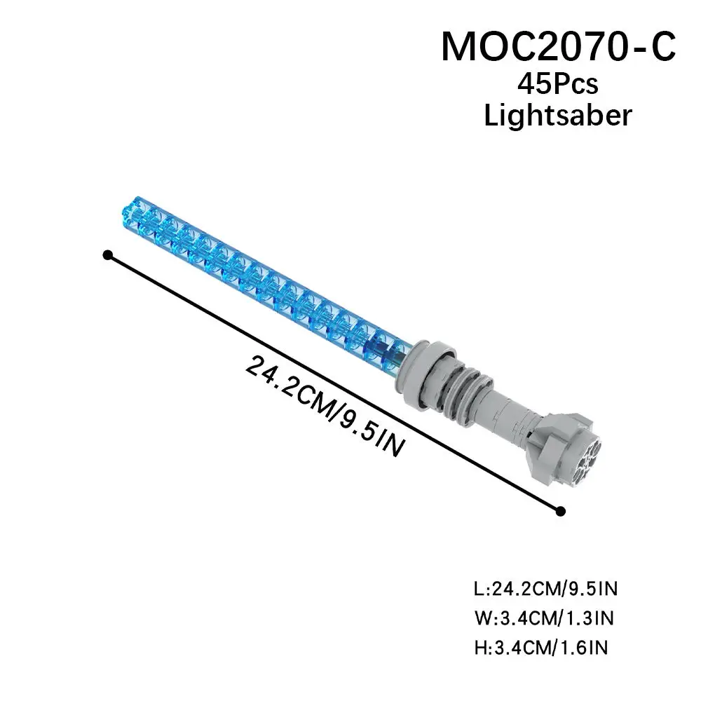 ของเล่นตัวต่อบล็อกตัวต่อหุ่นยนต์ทหาร Moc Star โมเดลความเร็วสูงการตกแต่ง DIY อาวุธจักรยาน