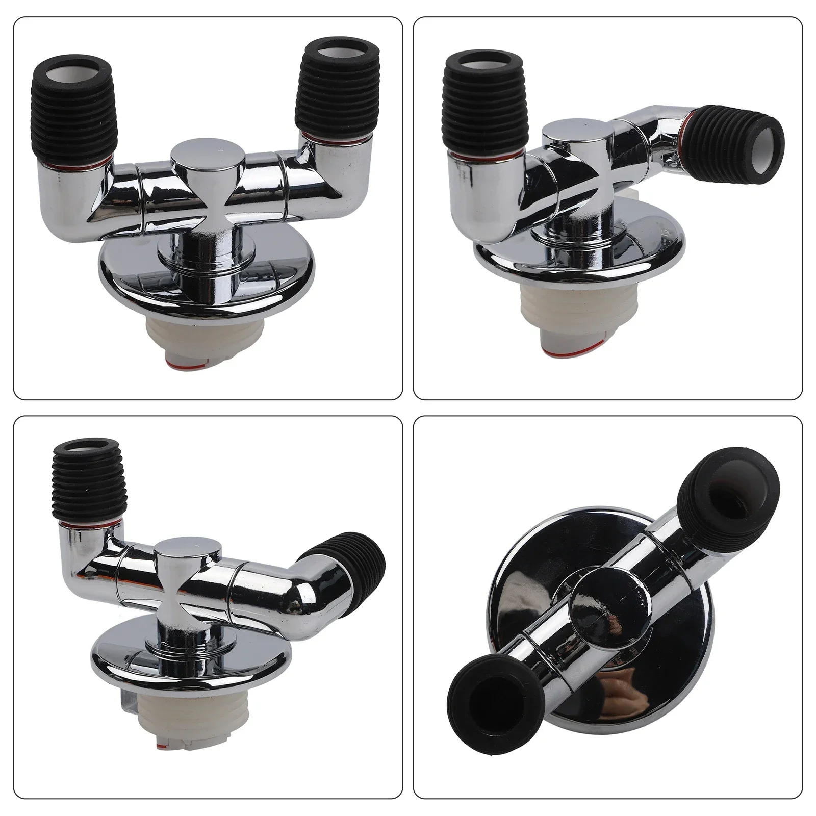 

Как показано на изображении: Тройник для напольного слива с автоматическим закрытием, регулируемым диаметром и встроенной защитой от обратного потока.