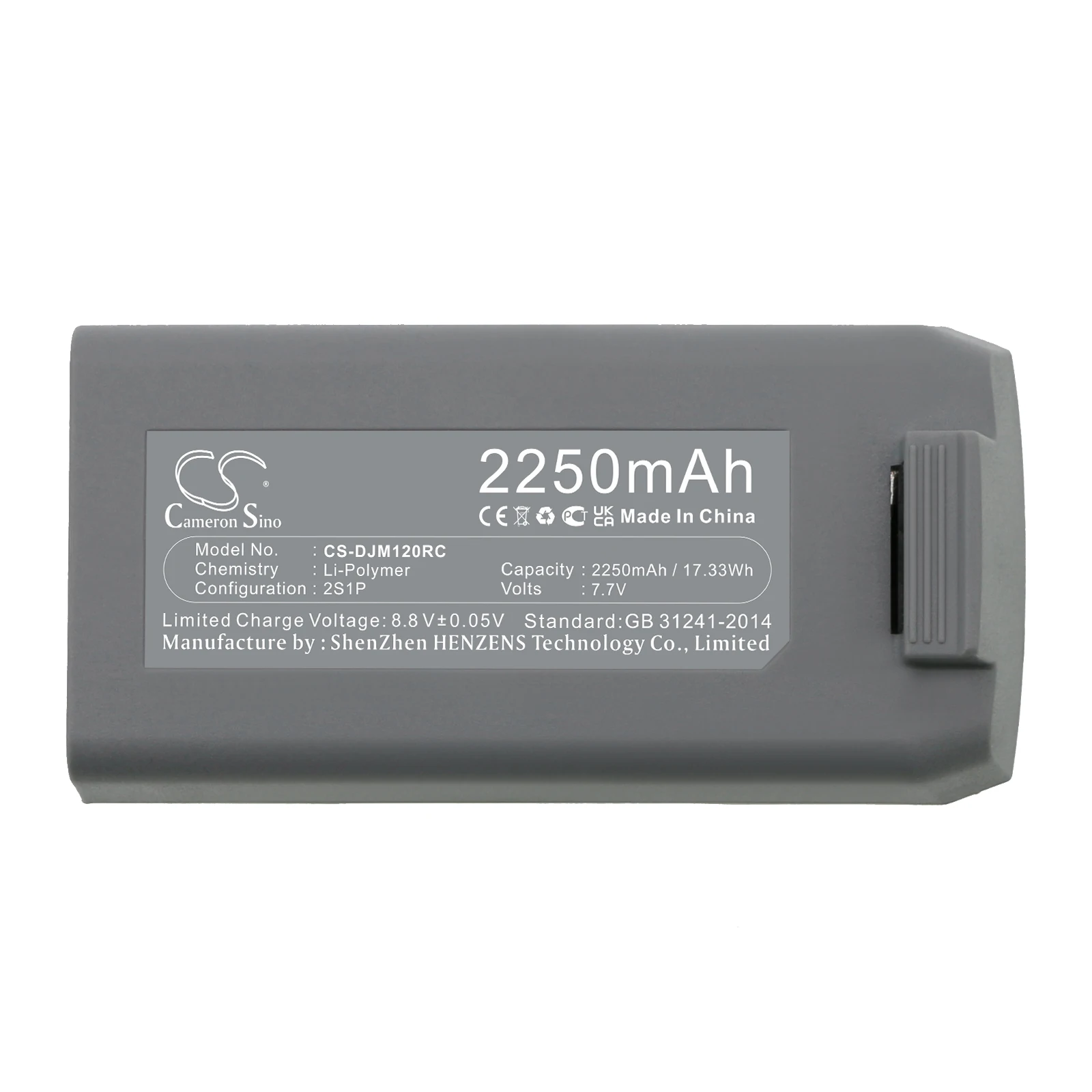 Drones Battery For DJI Mavic Mini 2 SE BWX161-2250-7.7  CP.MA.00000326.01 Capacity 2250mAh / 17.33Wh Color Grey Volts  7.70V