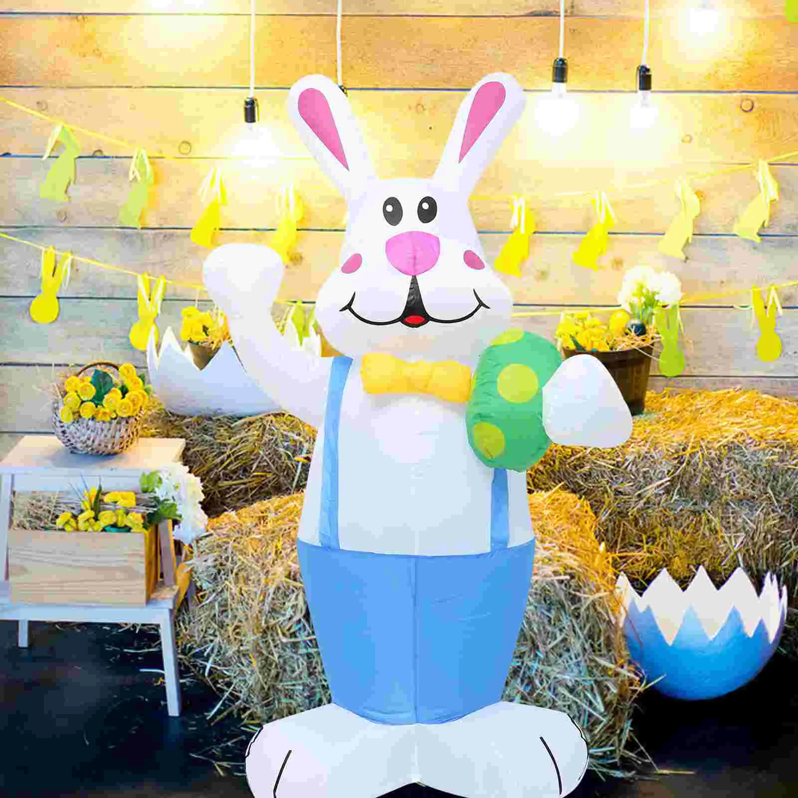 Rabbit Model Decor Easter Bunny Decoration Garden Party Supplies