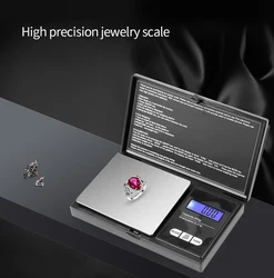 Mini Electronic Scale 100G 200G 300G 500G 1Kg 0.01G 0.1G Pocket Digital Scale for Gold Sterling Silver Jewelry Scale