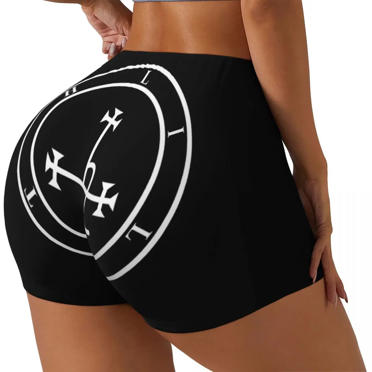 

Женские шорты Sigil Of Lilith для тренировок в тренажерном зале, шорты для бега, спортивные шорты для волейбола, байкера, йоги