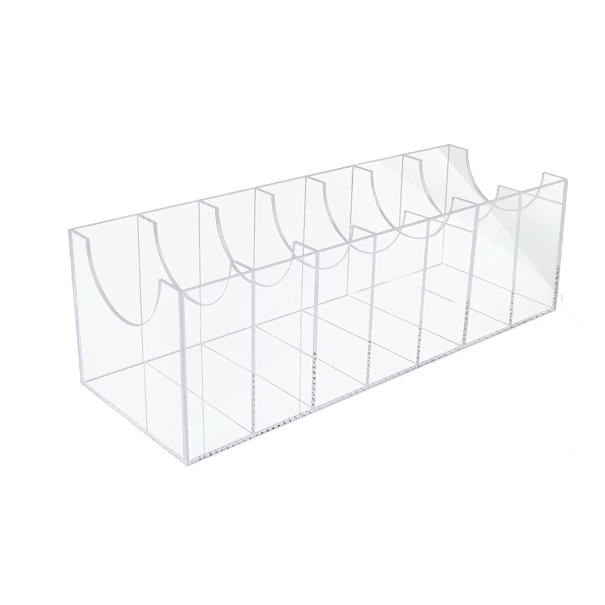 

Belt Organizer, Acrylic Belt Storage Holder for the Closet 7 Compartments Display Case for Tie and Bow Tie