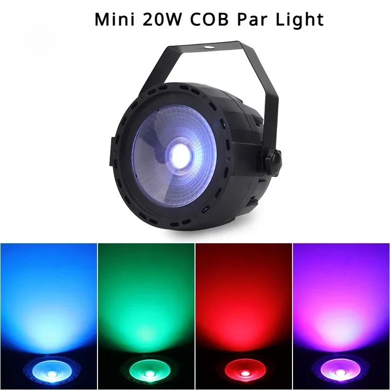 Remote Control 3-in-1 LED COB Par Light 20W RGB Stage Lighting DMX512 for DJ Disco New Year PartyParty Wedding Light